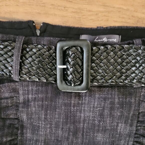 Forever 21 Black Ruched Pencil Skirt Mini - Picture 4 of 5